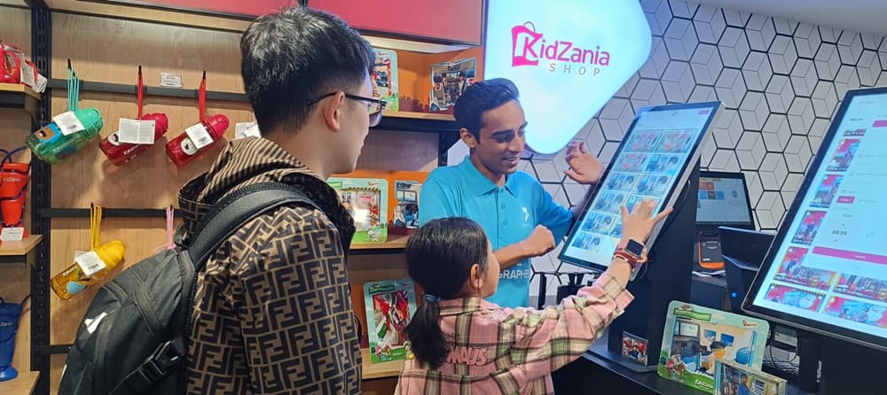 Retail technology at KidZania